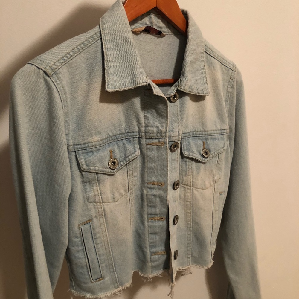 Frayed Denim Jacket - Picture 3 of 7